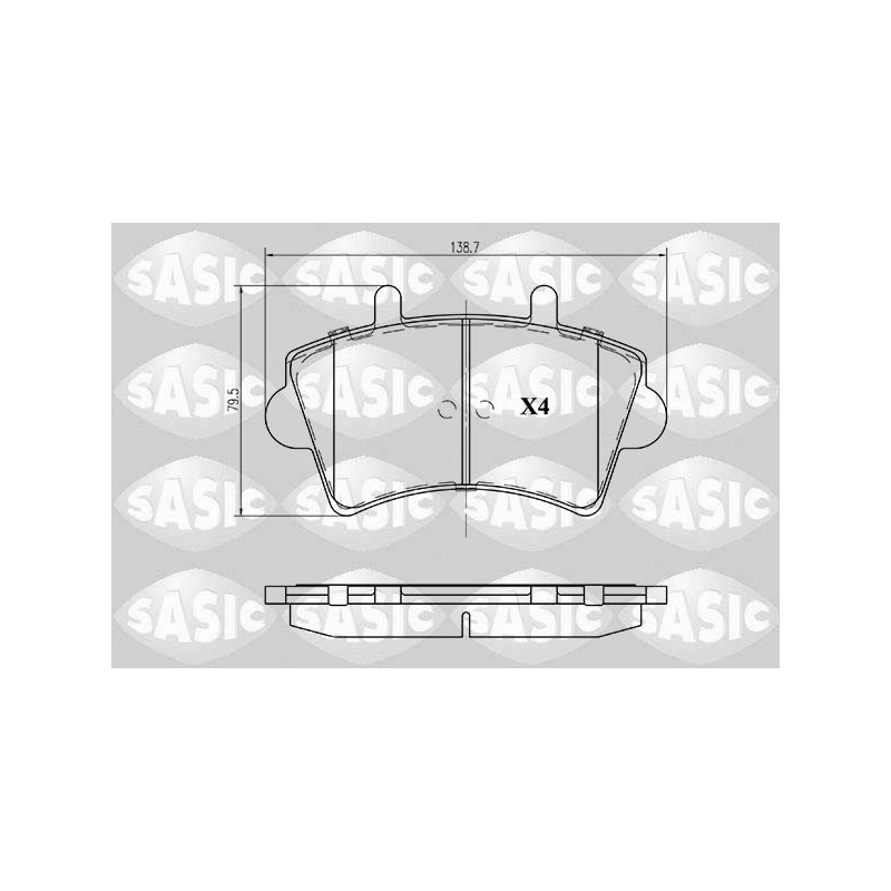 Plaquettes De Frein Avant Pour Renault Opel Nissan 7701206727 1605980 4106000QAD