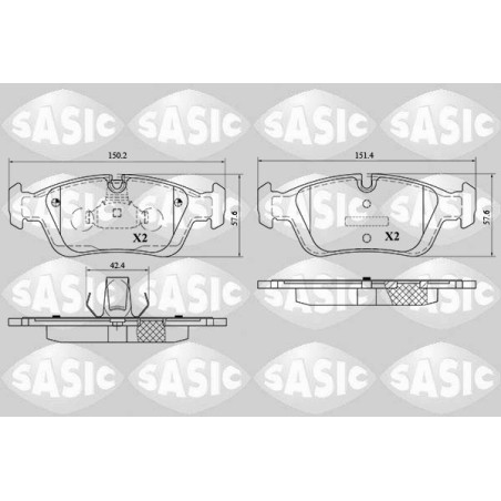 Plaquettes De Frein Avant Pour BMW Série 3 E36 E46 Z3 Z4 34111163850