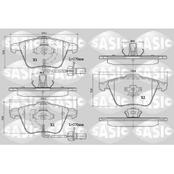 Plaquettes De Frein Avant Pour Audi A4 A6 Seat Exeo