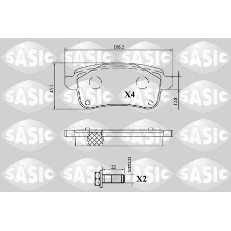 Plaquettes De Frein Arrière Pour Renault Espace V Grand Scénic IV 440608235R