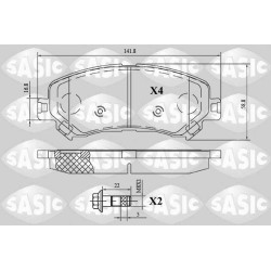 Plaquettes De Frein Avant Pour Renault Espace V Grand Scénic IV 410606124R