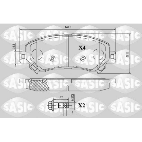 Plaquettes De Frein Avant Pour Renault Espace V Grand Scénic IV 410606124R