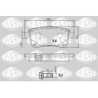 Plaquettes De Frein Arrière Pour Renault Arkana I Grand Scénic III 440608061R