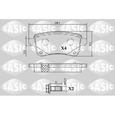 Plaquettes De Frein Arrière Pour Renault Arkana I Grand Scénic III 440608061R