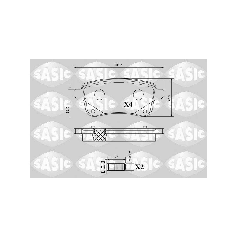 Plaquettes De Frein Arrière Pour Renault Arkana I Grand Scénic III 440608061R
