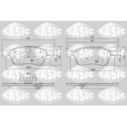 Plaquettes De Frein Avant Pour Ford Fiesta VII 2095060 2095160 2279460