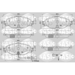 Plaquettes De Frein Avant Pour VW Audi A3 Q2 Q3 Seat Skoda 8V0698151B 8V0698151D