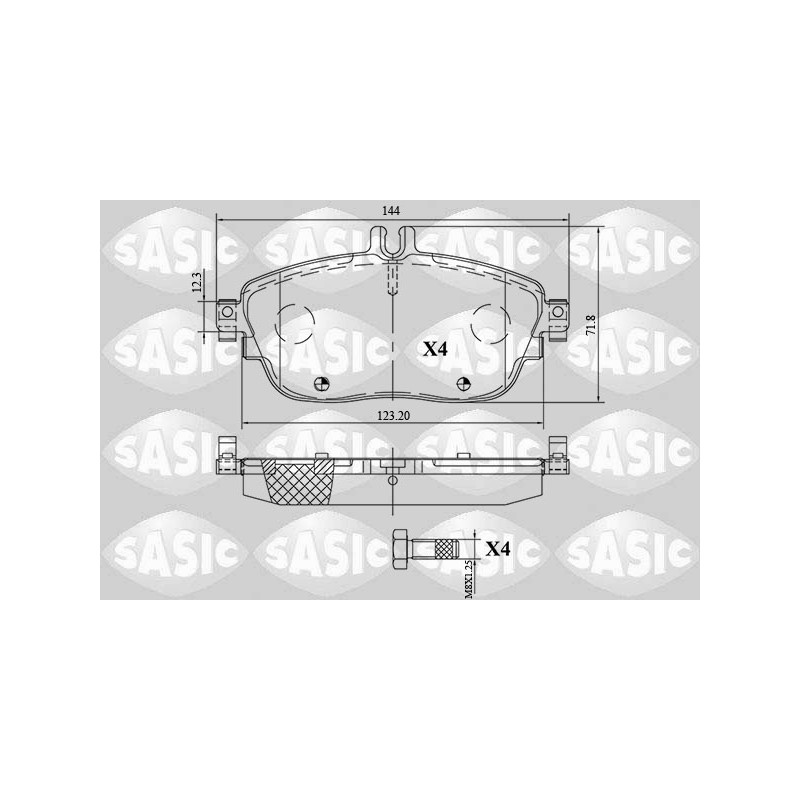Plaquettes De Frein Avant Pour MERCEDES CLA Classe A B GLA