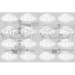 Plaquettes De Frein Avant Pour Fiat 500 C Punto 77365729 77365811 77366270