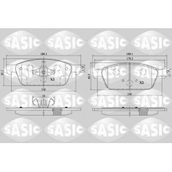 Plaquettes De Frein Avant Pour Ford Focus III Kuga I II Tourneo Transit 1775091