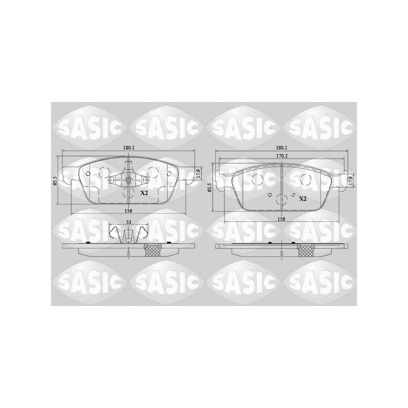 Plaquettes De Frein Avant Pour Ford Focus III Kuga I II Tourneo Transit 1775091