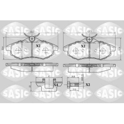 Plaquettes De Frein Avant Pour Citroën C2 C3 I II 425236 425258 425345 425369