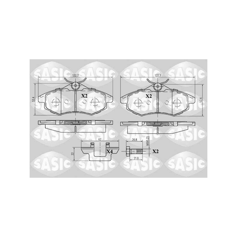 Plaquettes De Frein Avant Pour Citroën C2 C3 I II 425236 425258 425345 425369