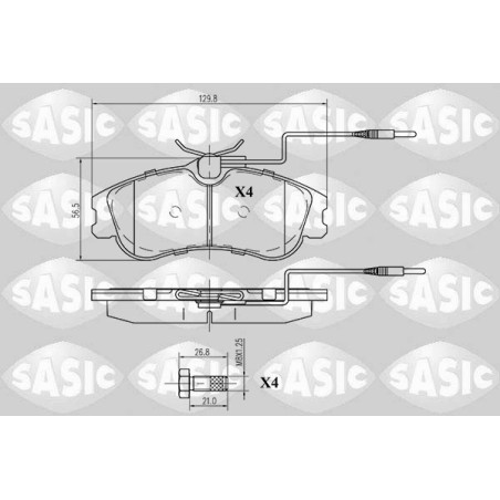 Plaquettes De Frein Avant Pour Peugeot 306 Partner Citroën Berlingo Xsara
