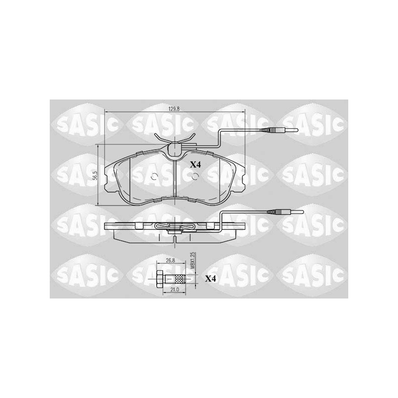 Plaquettes De Frein Avant Pour Peugeot 306 Partner Citroën Berlingo Xsara