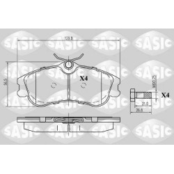 Plaquettes De Frein Avant Pour Peugeot 206 307 Partner Citroën Berlingo