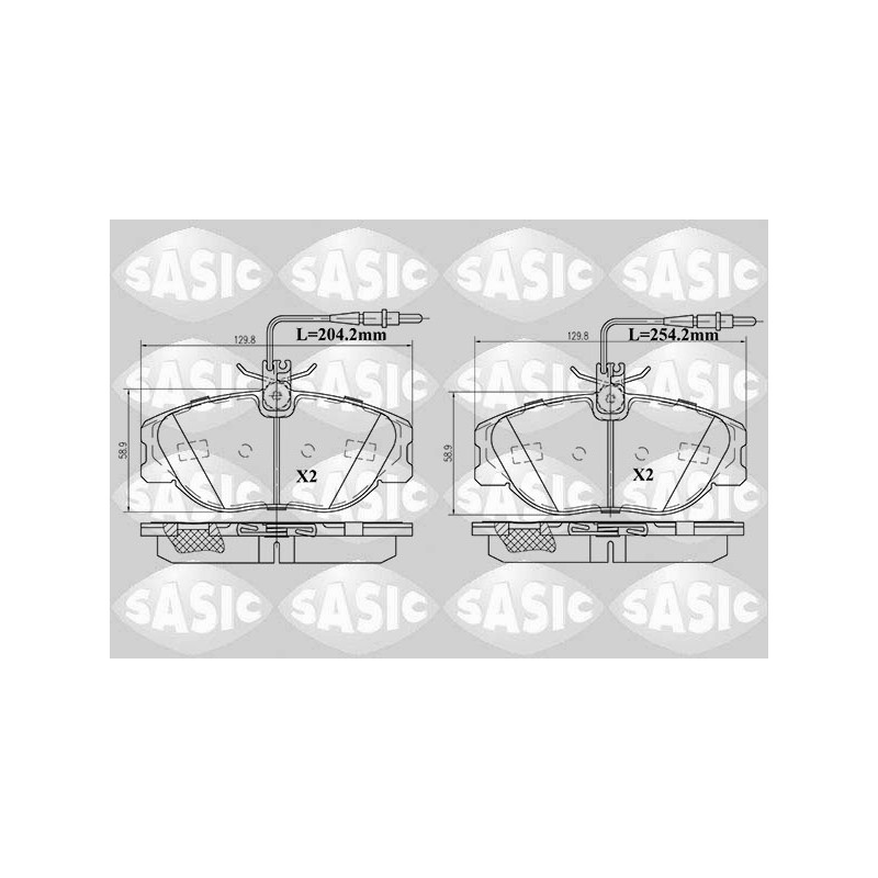 Plaquettes De Frein Avant Pour Peugeot Fiat Citroën Lancia 425109 71752992
