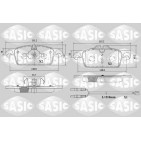Plaquettes De Frein Avant Pour Peugeot 508 I 1610100580 1610103580 4254A6