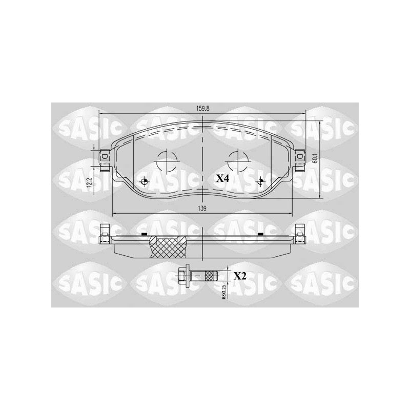 Plaquettes De Frein Avant Pour Renault Opel Fiat Nissan 410601073R 4423332