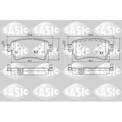 Plaquettes De Frein Arrière Pour Peugeot Opel Toyota Citroën Jumpy 1617936880