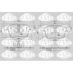 Plaquettes De Frein Avant Pour Peugeot Opel Toyota Citroën 1623162380 95525370