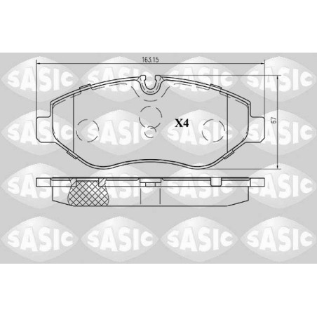 Plaquettes De Frein Avant Pour VW Crafter 30-35 30-50 MERCEDES Classe V Vito