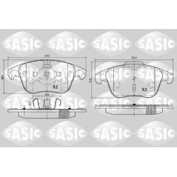 Plaquettes De Frein Avant Pour Peugeot Opel Citroën DS 1617273380 1647862680