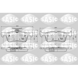 Plaquettes De Frein Arrière Pour Peugeot 308 II 1611331480