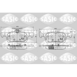 Plaquettes De Frein Arrière Pour Peugeot 308 II 1610814180 1647875680