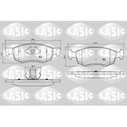Plaquettes De Frein Avant Pour Dacia Logan Express MCV Pick-up 6001549803