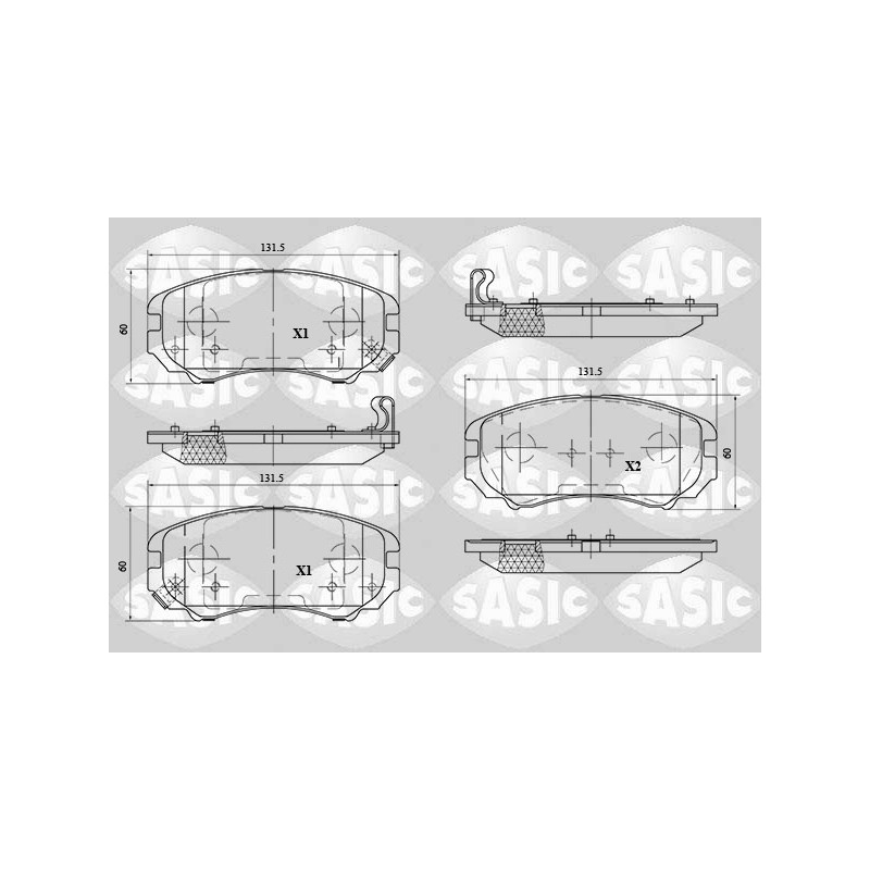 Plaquettes De Frein Avant Pour Hyundai Coupé Elantra Sonata IV V Tucson Kia