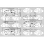 Plaquettes De Frein Arrière Pour Toyota Auris Corolla 0446602170 0446602180
