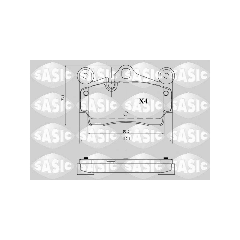 Plaquettes De Frein Arrière Pour VW Audi Q7 Porsche 7L0698451A 95535293902