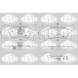 Plaquettes De Frein Avant Pour Audi A4 A5 A6 A7 Q5 8K0698151H 8K0698151J