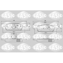 Plaquettes De Frein Avant Pour Renault Logan II Sandero Dacia Logan II MCV