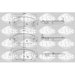 Plaquettes De Frein Avant Pour Hyundai ix35 Van Kia Carens III Sportage