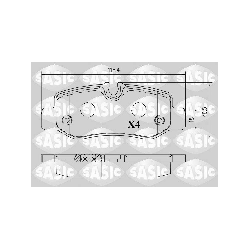 Plaquettes De Frein Arrière Pour MERCEDES Classe V Marco Polo Camper Vito