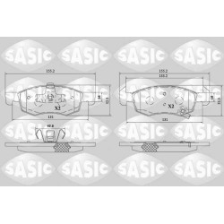 Plaquettes De Frein Avant Pour Opel Corsa E 1605280 95517028 95524972