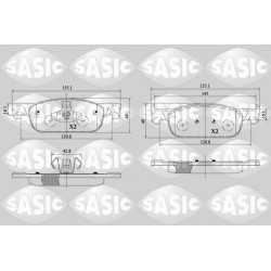 Plaquettes De Frein Avant Pour Renault Clio IV Logan II Sandero Twingo III Dacia