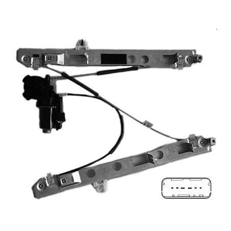 Mécanisme Lève-Vitre Avant Gauche Pour Renault Megane II 8200075940 8200325136