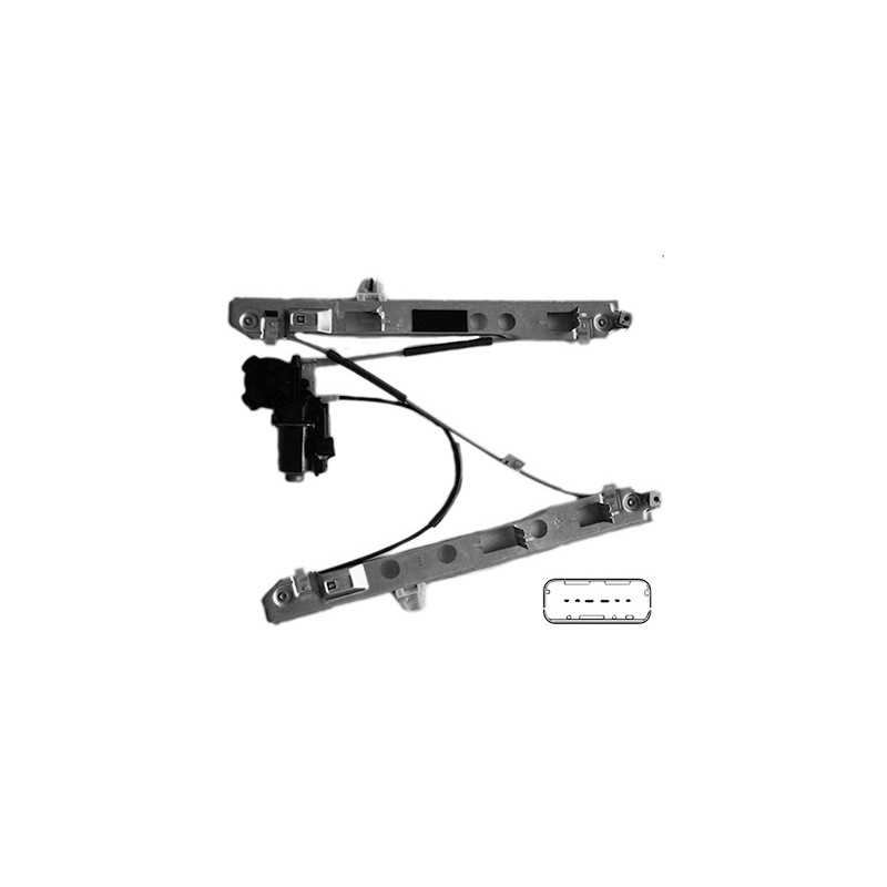 Mécanisme Lève-Vitre Avant Droit Pour Renault Megane II 7701378239 8200075938