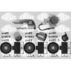 Kit De Distribution + Pompe à Eau Pour VW Audi A1 A3 A4 Seat Skoda 04L121011N