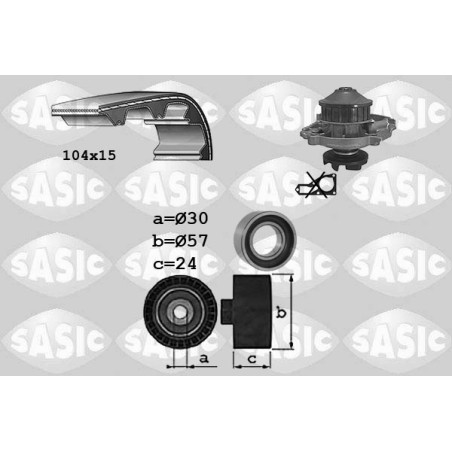 Kit De Distribution + Pompe à Eau Pour Fiat Panda Punto Tipo UNO Lancia Y Y10
