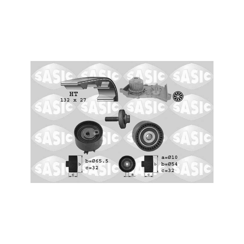 Kit De Distribution + Pompe à Eau Pour Renault Clio III Fluence 130C13191R