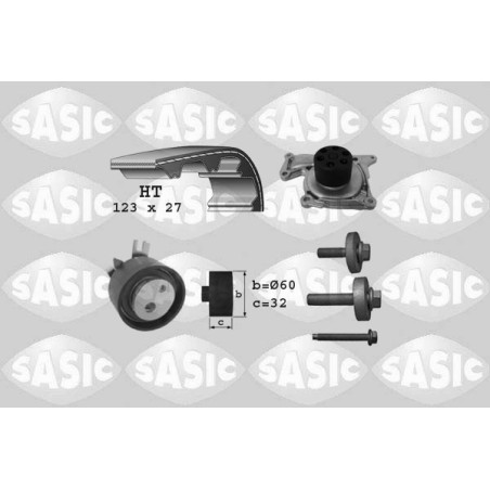 Kit De Distribution + Pompe à Eau Pour Renault Clio III Dacia Nissan 119A02552R