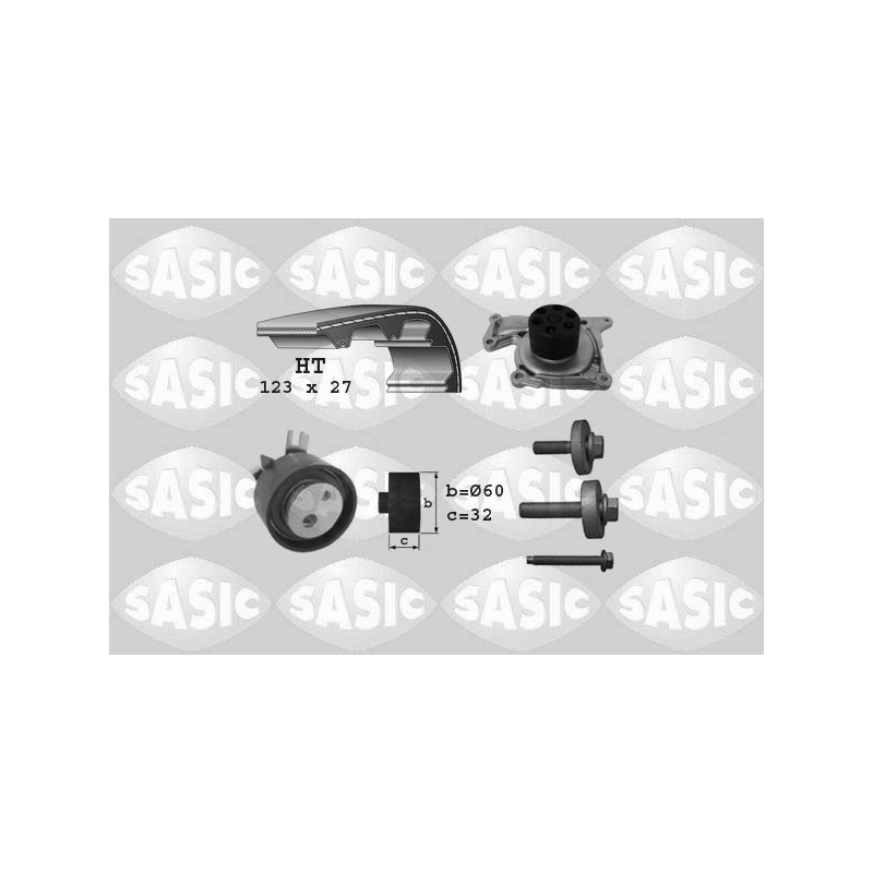 Kit De Distribution + Pompe à Eau Pour Renault Clio III Dacia Nissan 119A02552R