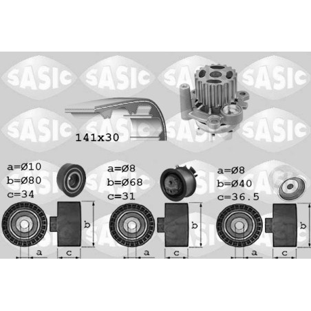 Kit De Distribution + Pompe à Eau Pour VW Audi Seat Skoda 038109244J