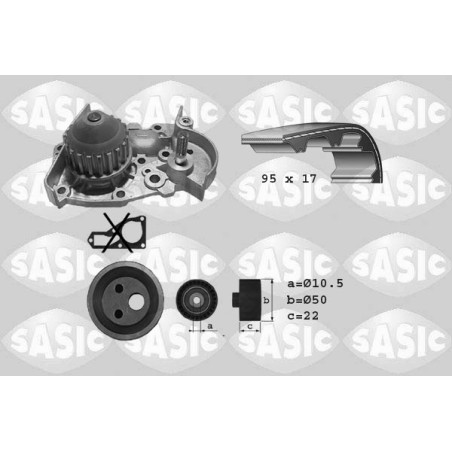 Kit De Distribution + Pompe à Eau Pour Renault 19 I II Clio Rapid 7700736091