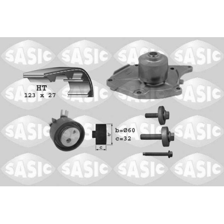 Kit De Distribution + Pompe à Eau Pour Renault Captur I Dacia Nissan 119A02421R