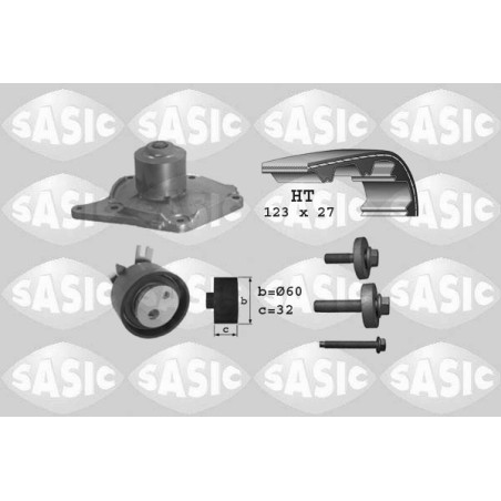 Kit De Distribution + Pompe à Eau Pour Renault Thalia I Nissan Almera II